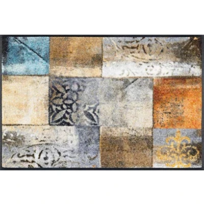 Afbeelding van wash+dry Tilea Deurmat, 50 x 75 cm, voor binnen en buiten, wasbaar