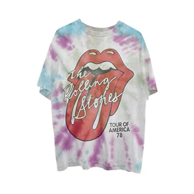 Afbeelding van The Rolling Stones Tour Of USA &#039;78 Heren T shirt L Multicolours