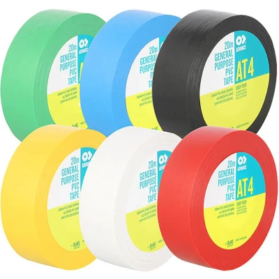 Afbeelding van Advance AT7 PVC Isolatietape 15mm X 10mtr. Diverse Kleuren. (10 Rollen)