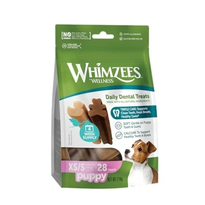 Afbeelding van Whimzees Week Bag Puppy Kauwsnack XS S 28 stuks