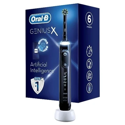 Afbeelding van Oral B Genius X Special Editie Zwart Elektrische Tandenborstel 1 Handvat en opzetborstel
