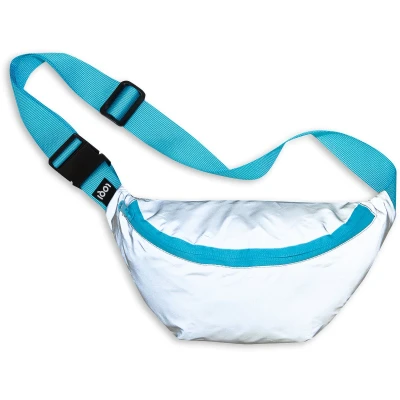 Afbeelding van LOQI Bum Bag Reflective Neon Blue