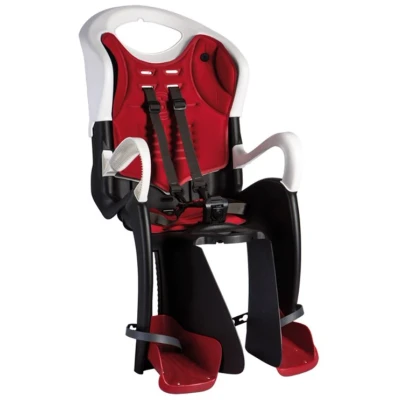 Image de Bellelli Siège bébé pour vélo Tiger Standard B Fix blanc/rouge