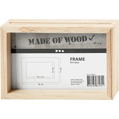 Image de Cadre en bois 3D 16 x 11 4 cm