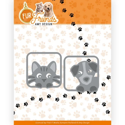 Afbeelding van Dies Amy Design Fur Friends Peek a Boo