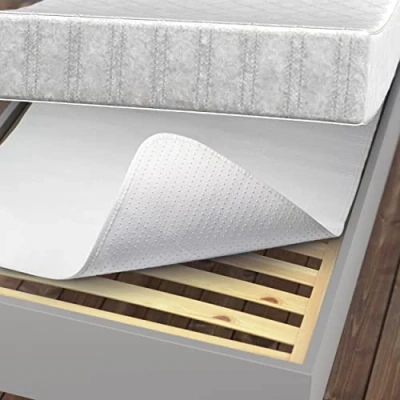 Afbeelding van LILENO HOME Matrasonderlegger 100 x 200 cm, lattenbodem, matrasbeschermer met noppen, antislipmat voor matras en boxspringbed, antislip lattenbodem matrassen