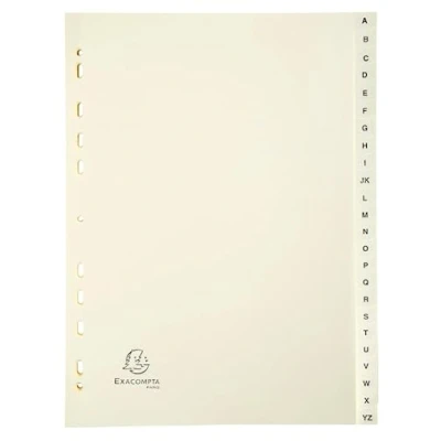Afbeelding van Exacompta 1124E 10x INTERCAL.CARTE PEAU A4 24 POS. A Z