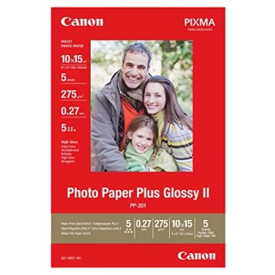 Afbeelding van Canon PP 201 2311B053 Fotopapier 10 x 15 cm 260 g/m² 5 vellen