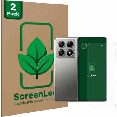Afbeelding van ScreenLeaf Screenprotector voor Xiaomi 14T Pro (Voor+Camera) Duurzame schermbescherming Folie Beschermfolie transparant (2 Stuks)
