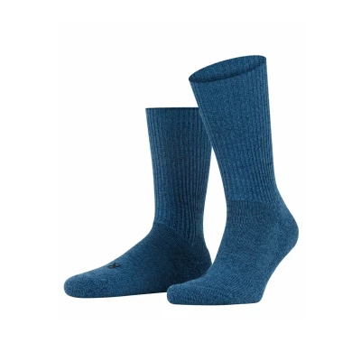 Afbeelding van FALKE Walkie Ergo anatomische pluche zool merinowol sokken unisex blauw Maat 44 45