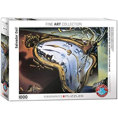 Afbeelding van Zacht horloge op het moment van de eerste explosie (puzzel)