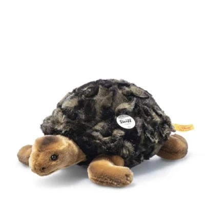 Afbeelding van Steiff pluche Slo tortoise, khaki 32 cm.