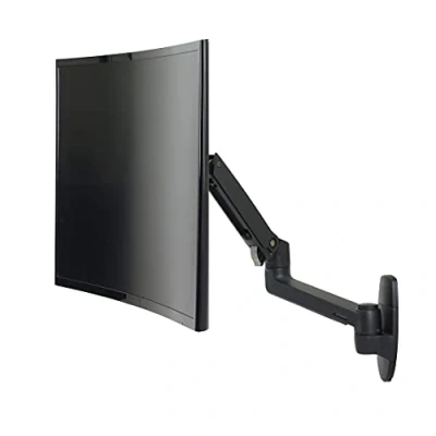 Afbeelding van Ergotron LX Arm Wall Mount Monitor wandbeugel 1 voudig 38,1 cm (15) 86,4 (34) Zwart In hoogte verstelbaar, Kantelbaar, Zwenkbaar, Roteerbaar