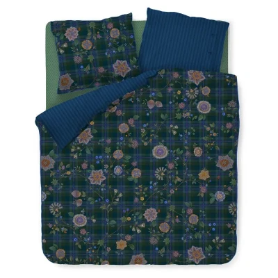 Afbeelding van Dekbedovertrek Pip Studio Flores Felices Donker Blauw