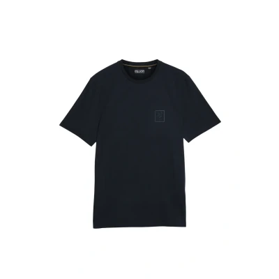Afbeelding van Lyle &amp; Scott SS Rubberised LOGO Graphic Tshirt print, Heren, Maat: Small, Z dark navy
