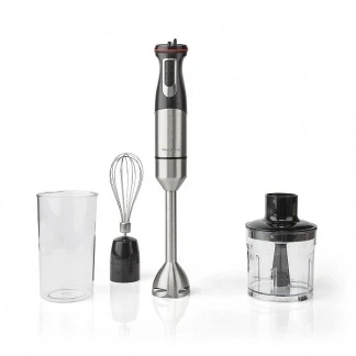 Afbeelding van Staafmixer set Nedis (800W, Turbofunctie, Hakmolen, Garde, Beker)