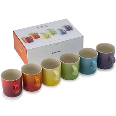 Afbeelding van Le Creuset Mokken Rainbow set van 6