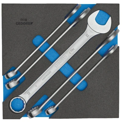Afbeelding van GEDORE 1500 CT2 7 32 Set ring / steeksleutel