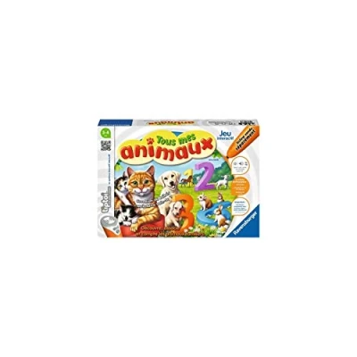 Afbeelding van Ravensburger tiptoi® Interactief spel Al mijn dieren Elektronisch educatief zonder scherm Vanaf 3 jaar Franse versie 00838