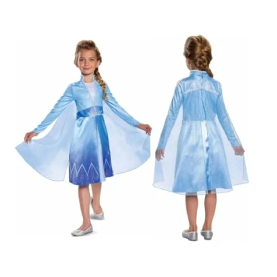 Afbeelding van Vegaoo Kostuum Elsa Frozen 2 klassiek meisjes