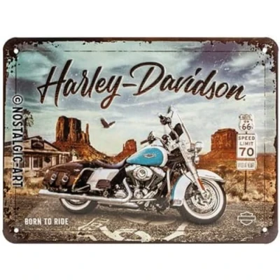 Afbeelding van Harley Davidson Metalen Wandplaat