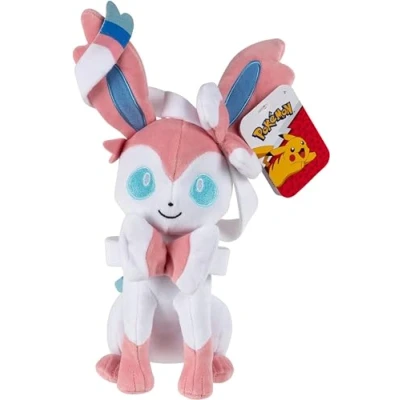 Image de Pokémon Peluche Sylveon Nymphali 20 cm Jouet Nouvelle Vague 2022 Licence Officielle