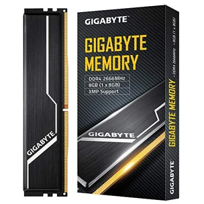 Afbeelding van Gigabyte DDR4 module 8 GB DIMM 288 PIN 1333 MHz / PC4 21300 CL16 1.2 V niet gebufferd ECC zwart