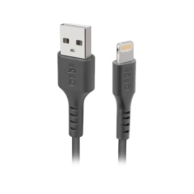 Afbeelding van SBS TECABLEUSBIP589K, 1 m, Lightning, USB A, Mannelijk, Zwart