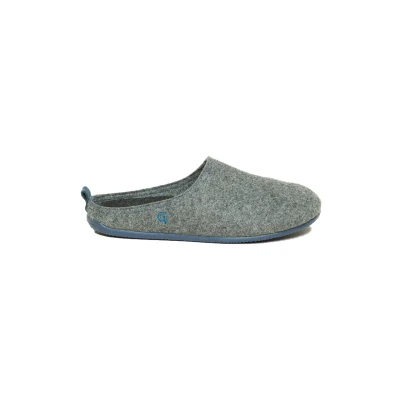 Afbeelding van Gottstein Slidein Pantoffels, Maat: 38, Grey petrol Wol