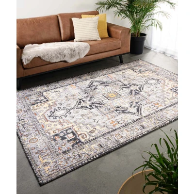 Afbeelding van Vintage Vloerkleed Fade Mellow Grijs 76x150 Cm