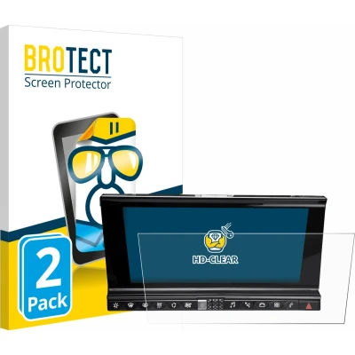Afbeelding van BROTECT Screenprotector voor DS 7 Crossback Infotainmentsystem Folie Beschermfolie transparant (2 Stuks)