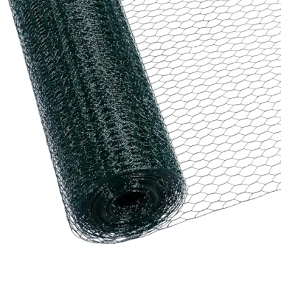 Afbeelding van CCLIFE Clôture de poulailler Maille 25 mm Hauteur : 100 cm Longueur 25/50 m Revêtement en PVC vert
