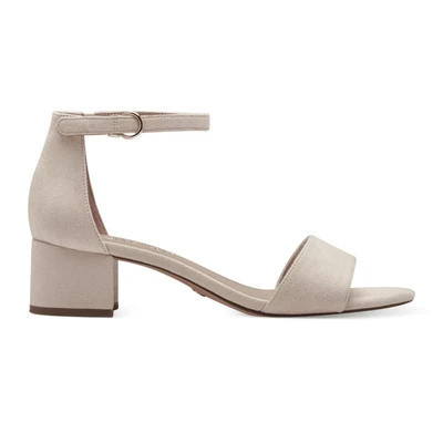 Afbeelding van Tamaris Sandalen, Dames, Maat: 39, Nude Textiel