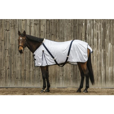 Image de EQUITHÈME Couverture Anti Mouches Mesh Blanc 155/206