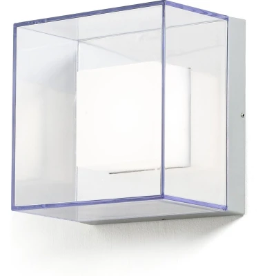 Afbeelding van Konstsmide San Remo LED 9x1W flush square 21cm 230V 3000K grijs/rook