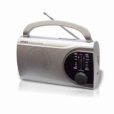 Afbeelding van Haeger PR BIB.004B (AM, FM), Radio, Zilver