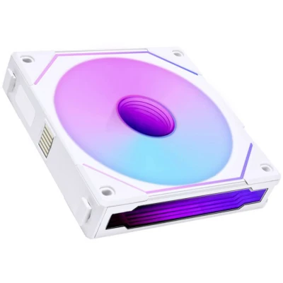 Afbeelding van Lian Li UNI FAN SL INF 120 ARGB Reverse Blade PWM Lüfter 120mm, weiß PC ventilator Wit (b x h d) 122 25 mm