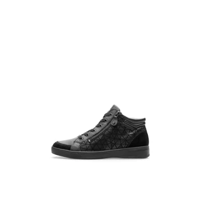 Afbeelding van ara ROM A MID Sneakers hoog, Dames, Maat: 37, Schwarz Leer