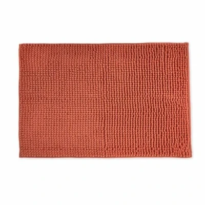 Afbeelding van Emma Barclay Noodle Badmat, antislip, zacht, gebrand oranje, 45 x 75 cm