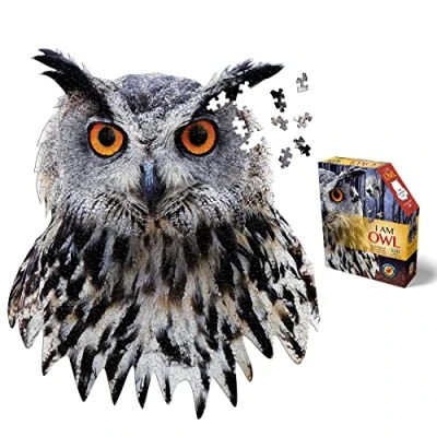Afbeelding van Madd Capp Puzzel Uil Grijs 550 Stukjes
