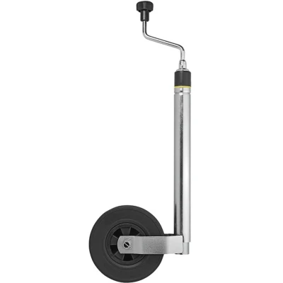 Afbeelding van Pro Plus Neuswiel Ø 48 mm voor Aanhanger Weegfunctie Rubberband 220 x 65