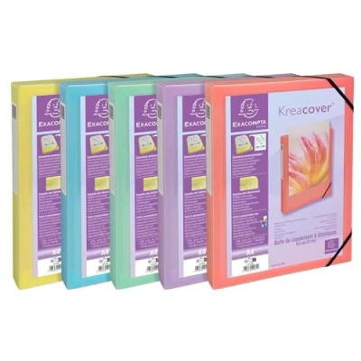 Afbeelding van Exacompta 59279E 5x Bte class.élast. D40