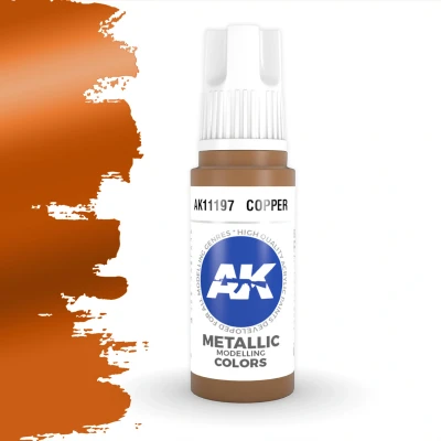 Afbeelding van Copper Metallic Modelling Colors 17ml AK11197