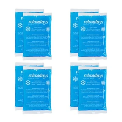Afbeelding van Relaxdays, Pijnpleisters + Spiercrèmes, 8x koelkussen (8 x, 830 g)