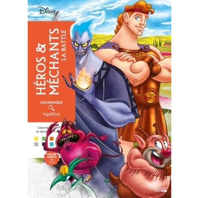 Afbeelding van COLORIAGES MYSTERES DISNEY HEROS ET MECHANTS