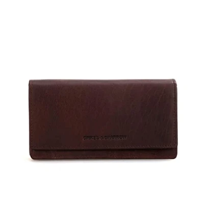 Afbeelding van Spikes &amp; Sparrow Portemonnee, Dames, Maat: One Size, Dark brown