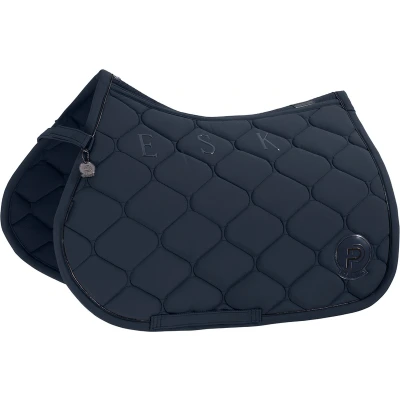 Afbeelding van Eskadron Zadeldekje Platinum Softshell Emblem Dressuur Atlantic Blue Pony Agradi.be