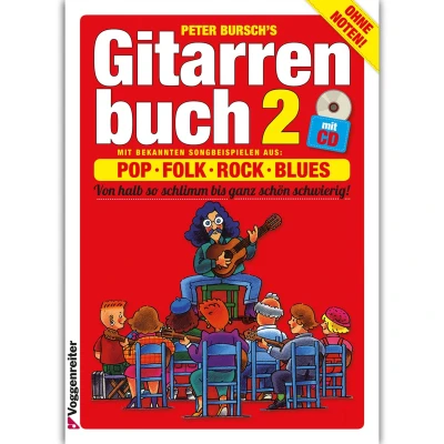 Afbeelding van GitarrenBook, m. CD Audio, Bd.2, Mit bekannten Liedbeisp... Book