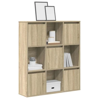 Afbeelding van vidaXL Boekenkast 89x24x101,5 cm bewerkt hout sonoma eikenkleurig