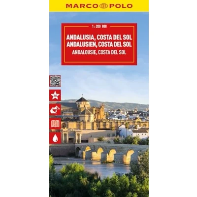 Afbeelding van Andalusia, Costa Del Sol, Seville, Cordoba, Granada Marco Polo Map